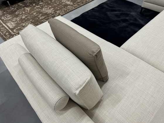 Image 1 of Design On Stock Aikon Lounge Corner Sofa Senna Fabric Cream