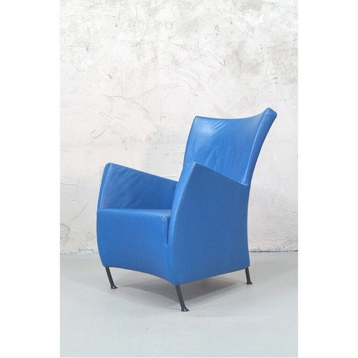 Fauteuil vintage Windy en cuir par Gijs Papavoine pour Montis 1990