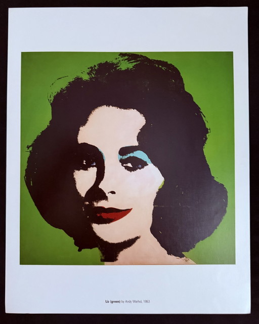 Andy Warhol : "Liz (Green), 1963".