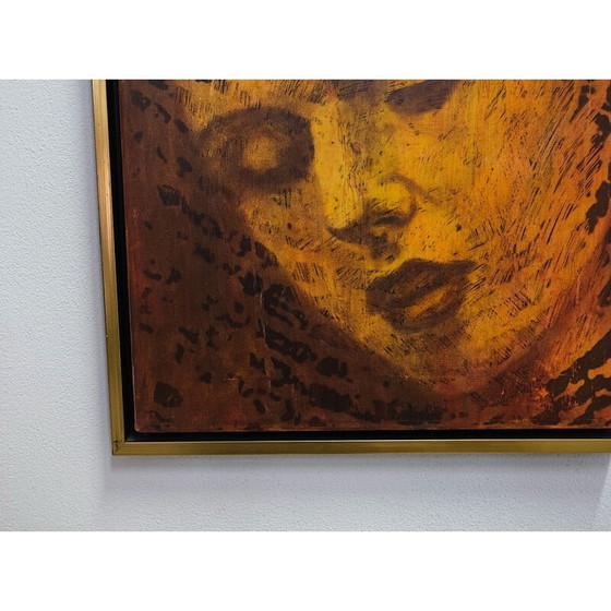 Image 1 of Vintage acrylique et huile sur toile de Vytautas Tomaševičius, 2009