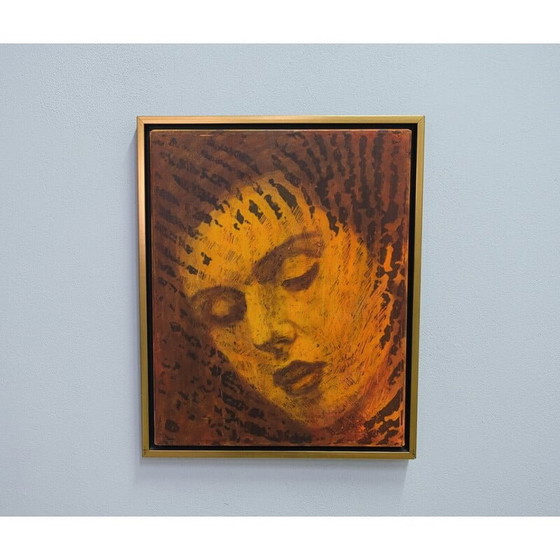 Image 1 of Vintage acrylique et huile sur toile de Vytautas Tomaševičius, 2009