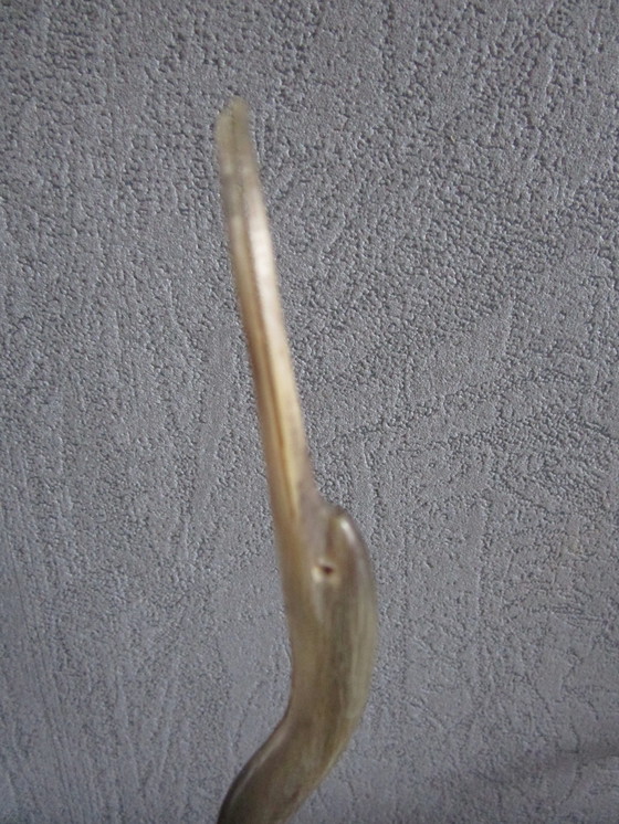 Image 1 of Héron sculpté en stéatite.