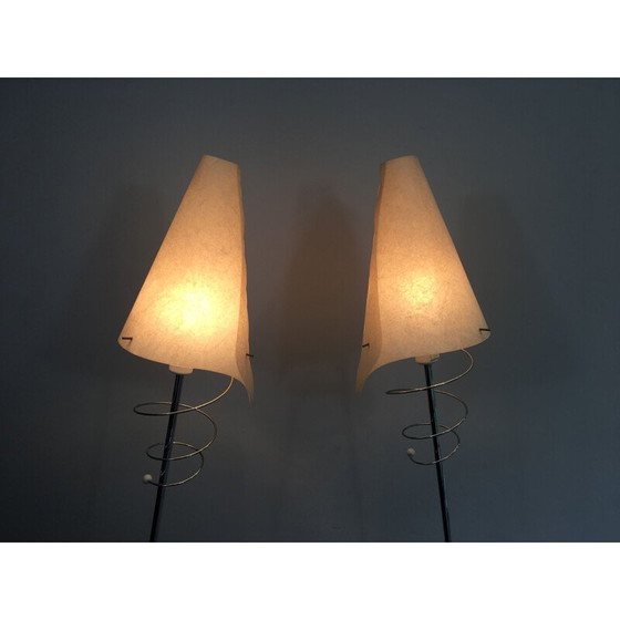 Image 1 of Paire de lampadaires Vintage 1970