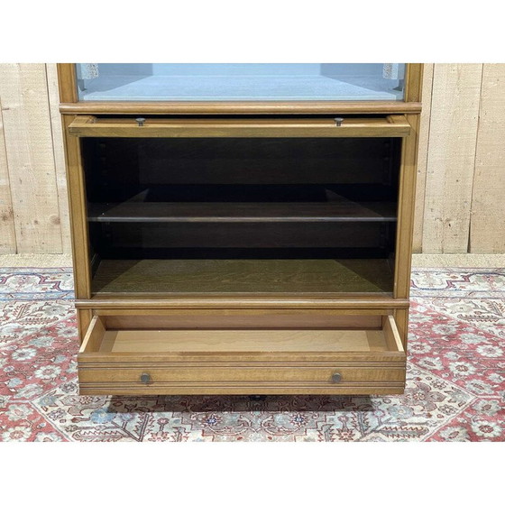 Image 1 of Vitrine démontable vintage en noyer et chêne pour Md, 1960