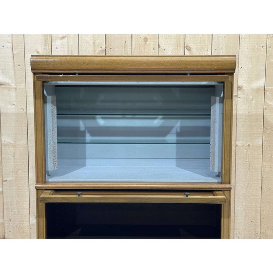 Image 1 of Vitrine démontable vintage en noyer et chêne pour Md, 1960