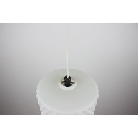 Image 1 of Suspension vintage en métal et verre, Tchécoslovaquie 1969