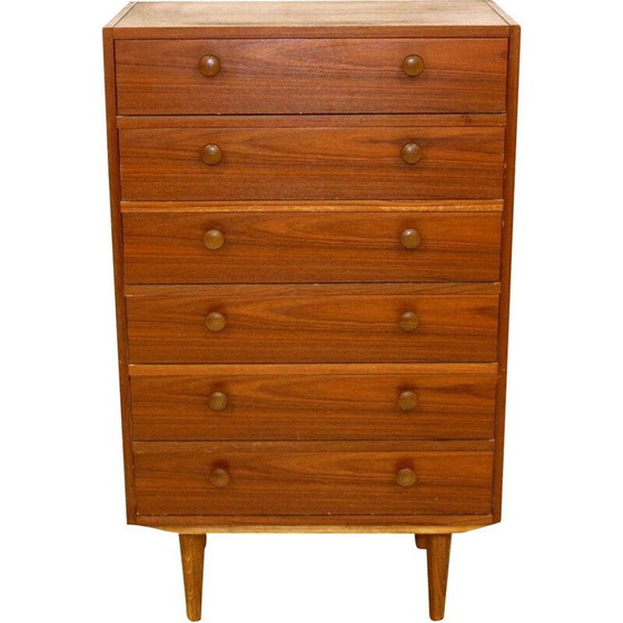 Image 1 of Commode vintage en noyer, Suède 1960