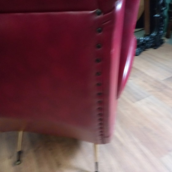 Image 1 of Fauteuil italien au design vintage