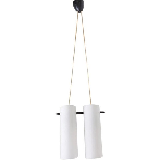 Image 1 of Lampe suspendue vintage par Uno et Östen Kristiansson pour Luxus, années 1950