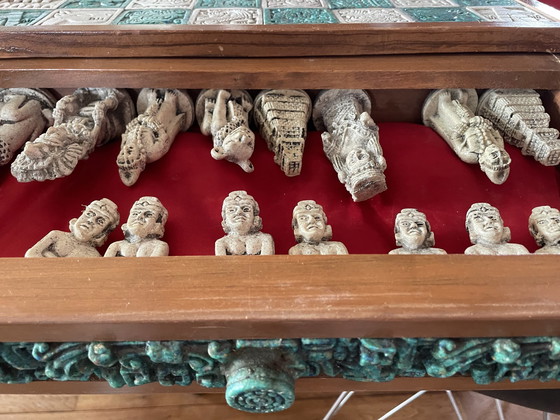 Image 1 of Échecs en stéatite mexicaine