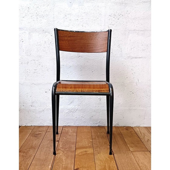 Image 1 of Chaise vintage en métal "Mullca 510", années 1950