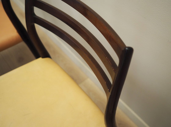 Image 1 of Ensemble de six chaises en acajou, design danois, années 1960, designer : Niels Otto Møller