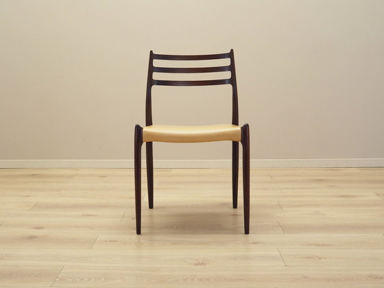 Image 1 of Ensemble de six chaises en acajou, design danois, années 1960, designer : Niels Otto Møller