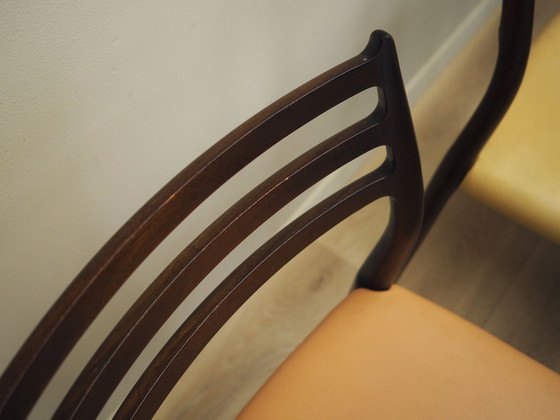 Image 1 of Ensemble de six chaises en acajou, design danois, années 1960, designer : Niels Otto Møller