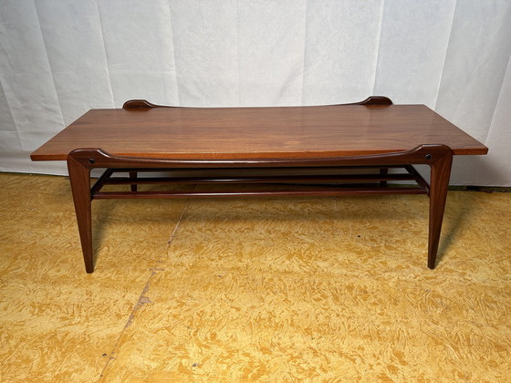 Image 1 of Mid Century Retro Vintage Teck Floating Coffee Table By Gplan 1960
