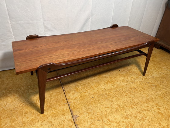 Image 1 of Mid Century Retro Vintage Teck Floating Coffee Table By Gplan 1960