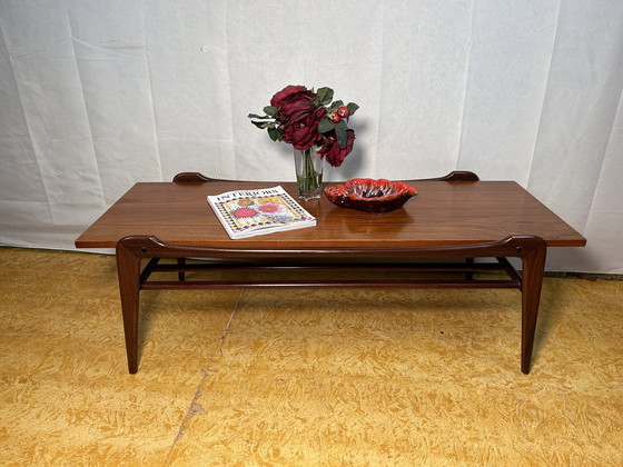 Image 1 of Mid Century Retro Vintage Teck Floating Coffee Table By Gplan 1960