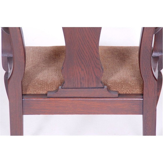 Image 1 of Fauteuil vintage en bois, Tchécoslovaquie 1920