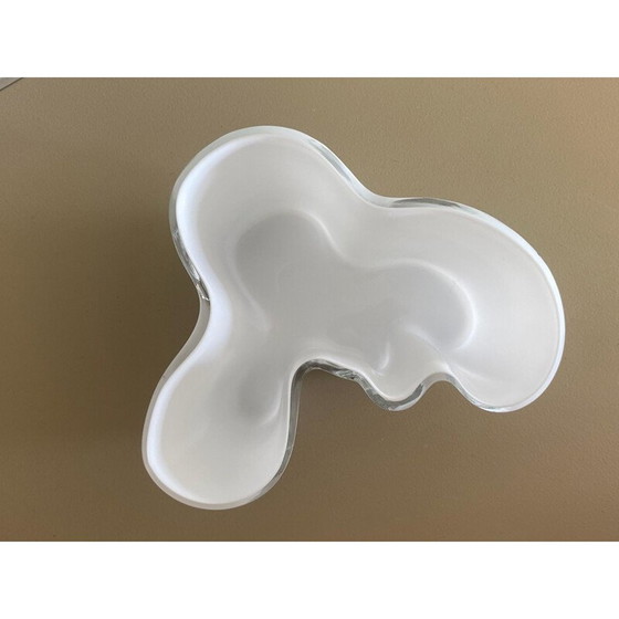 Image 1 of Vase blanc vintage Savoy 3030 par Alvar Aalto pour Iittala, Finlande