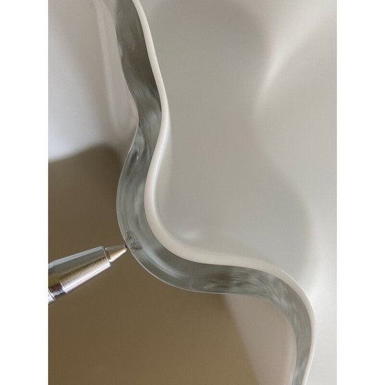 Image 1 of Vase blanc vintage Savoy 3030 par Alvar Aalto pour Iittala, Finlande