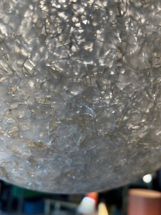 Image 1 of Lustre En Résine Et Teck 1960