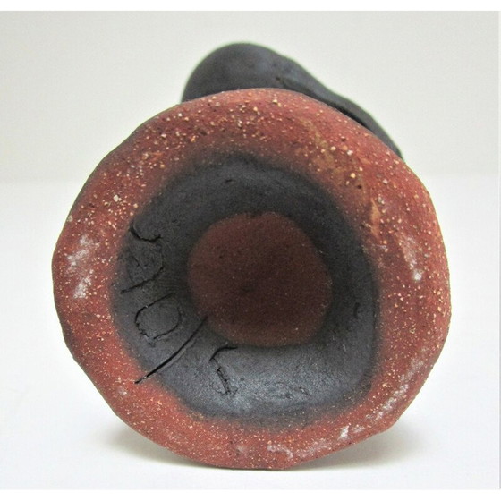 Image 1 of Sculpture vintage d'une femme enceinte en argile modelée, 1980