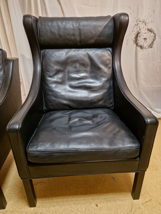 Image 1 of Fredericia Borge Mogensen Fauteuil à oreilles et fauteuil pour femmes