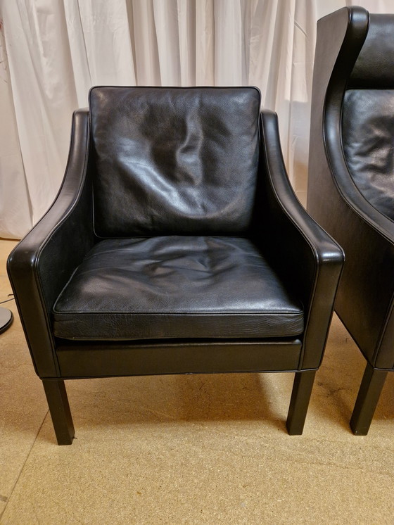 Image 1 of Fredericia Borge Mogensen Fauteuil à oreilles et fauteuil pour femmes