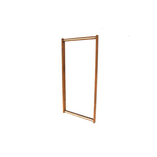 Miroir vintage avec cadre en bois de rose, Suède 1960
