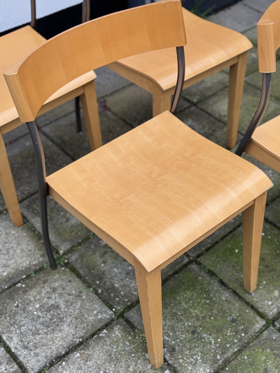 Image 1 of 4x Ikea Nordisk Chairs By Tina Christensen