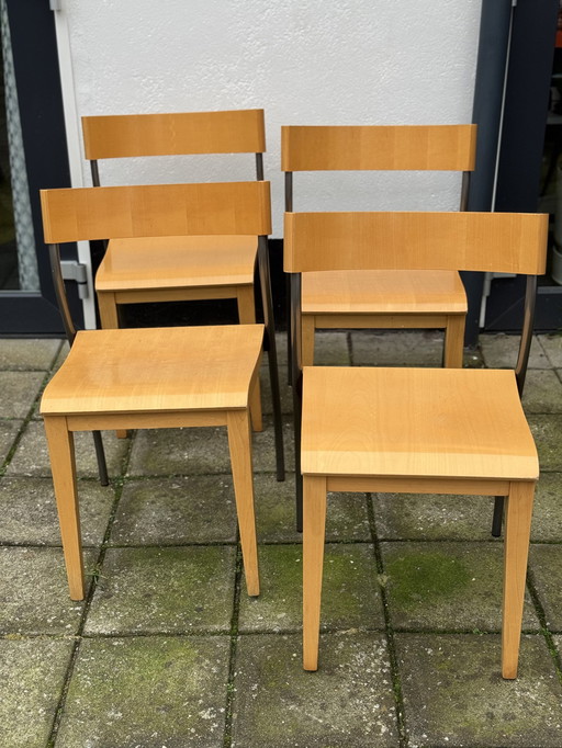 4x Ikea Nordisk Chairs By Tina Christensen