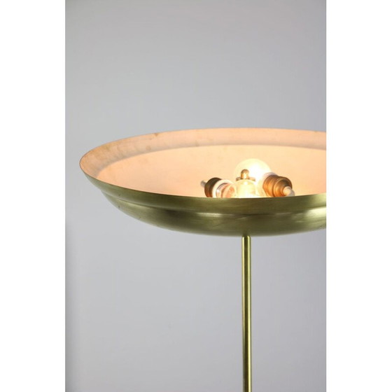 Image 1 of Lampadaire vintage en laiton Italie