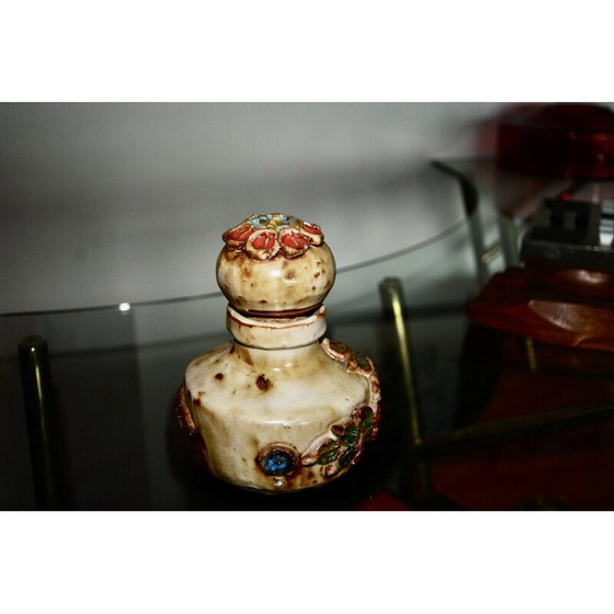 Image 1 of Bouteille vintage en céramique pour La Roue Vallauris