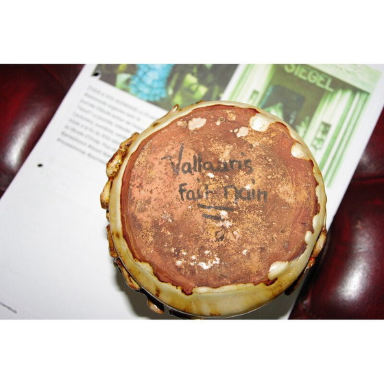 Image 1 of Bouteille vintage en céramique pour La Roue Vallauris