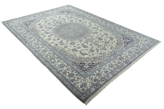 Image 1 of Tapis d'Orient Naïn 9La noué à la main avec de la soie - 345 X 245 Cm