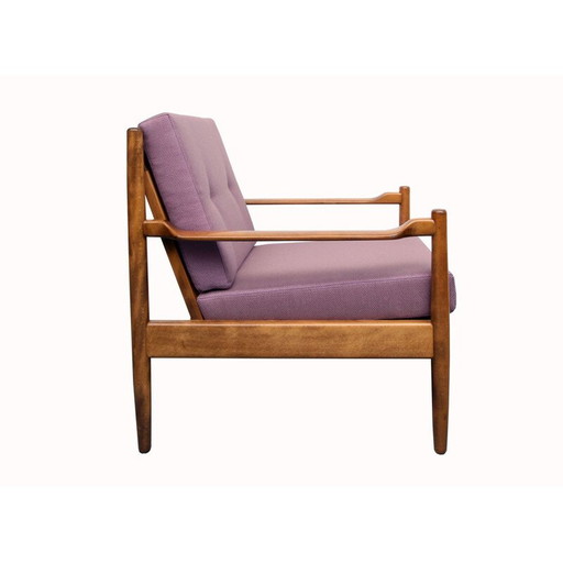 Fauteuil vintage en couleur lilas années 1960