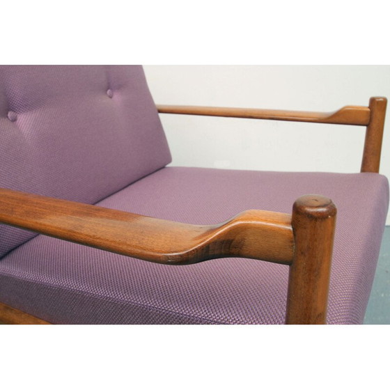 Image 1 of Fauteuil vintage en couleur lilas années 1960
