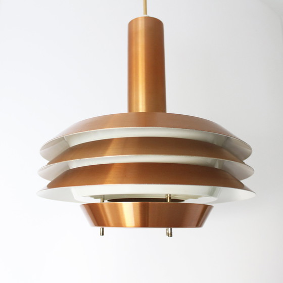 Image 1 of Lampe pendante en cuivre Mid Century 60S 70S