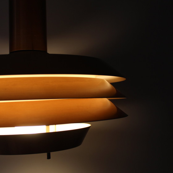 Image 1 of Lampe pendante en cuivre Mid Century 60S 70S