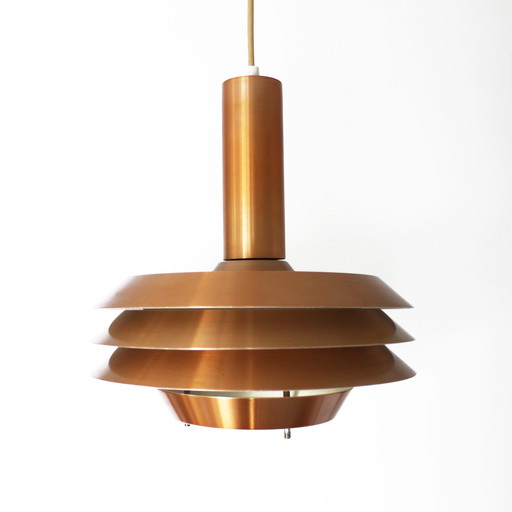 Lampe pendante en cuivre Mid Century 60S 70S