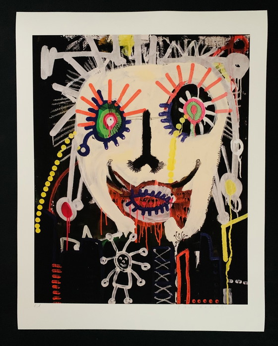 Image 1 of Paul Indrek Kostabi : "Style Wars", signé, E.A, 2014.