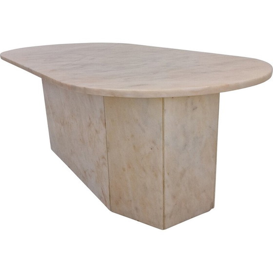Image 1 of Table basse vintage en marbre, Italie 1980