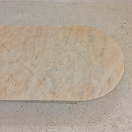 Image 1 of Table basse vintage en marbre, Italie 1980