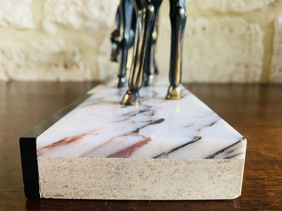 Image 1 of Sculpture de cerf vintage, 1940's