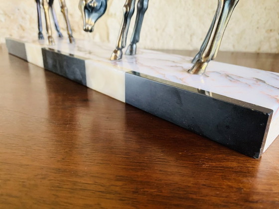 Image 1 of Sculpture de cerf vintage, 1940's