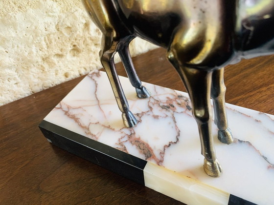 Image 1 of Sculpture de cerf vintage, 1940's