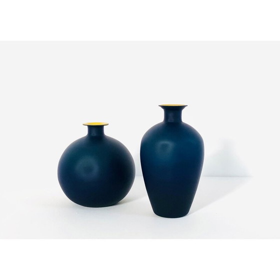 Image 1 of Vases en verre vintage Murano, Italie 1970