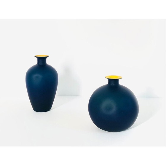Image 1 of Vases en verre vintage Murano, Italie 1970