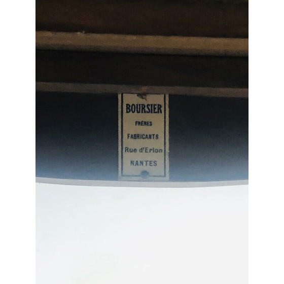 Image 1 of Table d'appoint vintage avec double plateau en bois