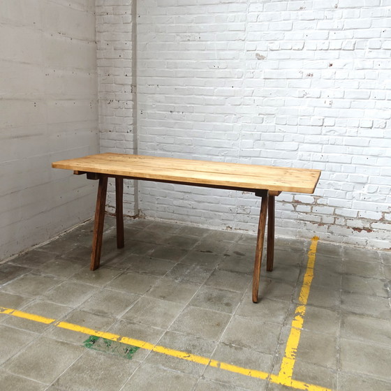 Image 1 of Table de boucherie vintage